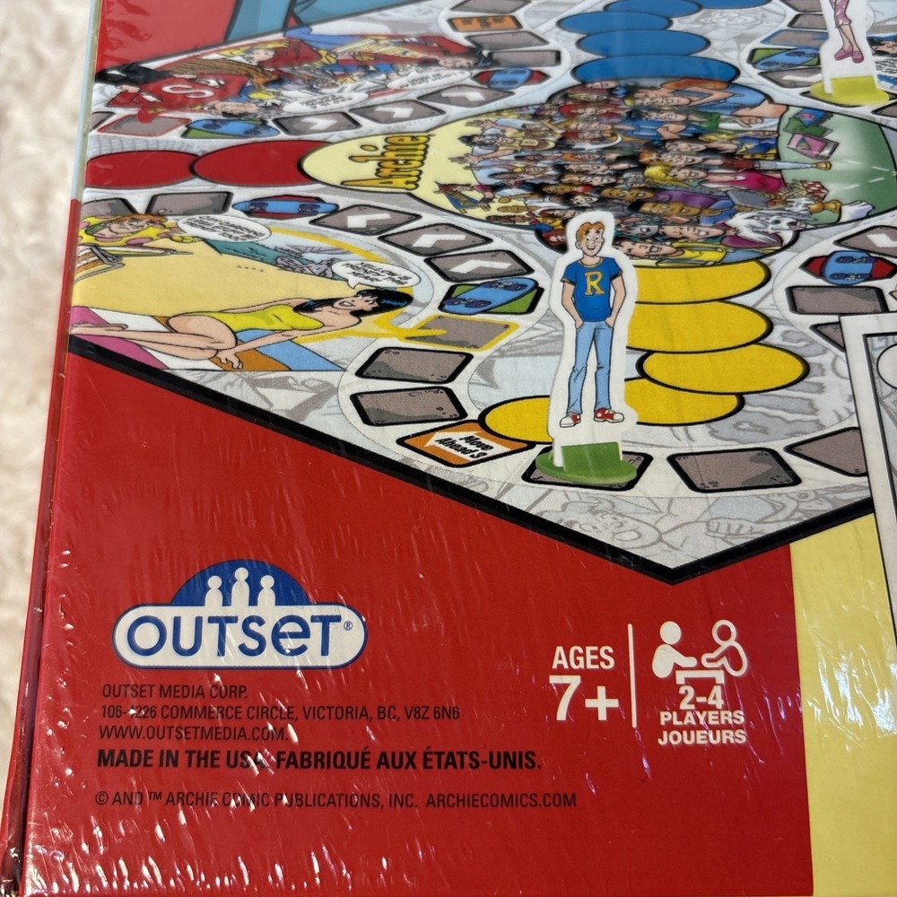 ARCHIE BOARD GAME, RUNNING 'ROUND RIVERDALE, SEALED! Ages 7+ Outset - Picture 5 of 7